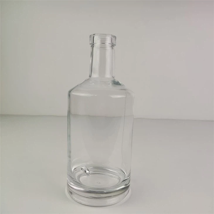Garrafa de licor de cristal para vodka Wiskey