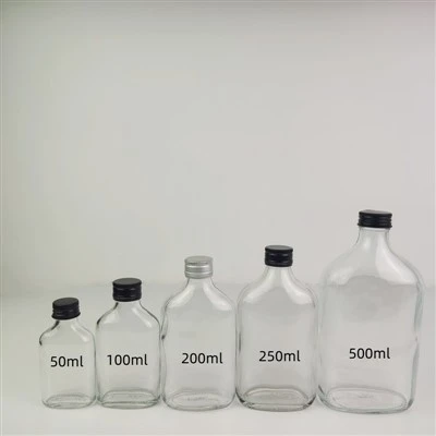 Garrafa de vidro vazia 50ml 100ml 200ml 250ml 500ml