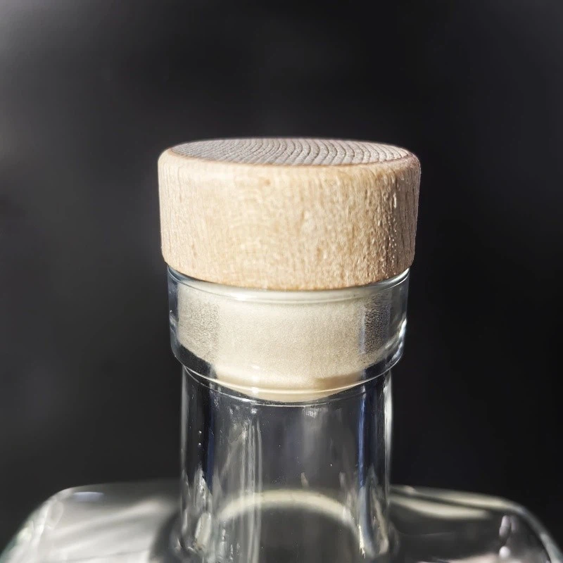 Wooden Cap Synthetic Cork Stopper